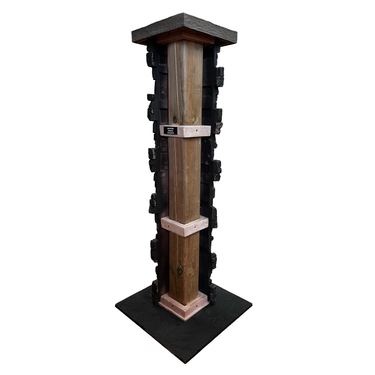 Country Ledgestone Post Cover Converter Kit: for use when installing Country Ledgestone Post Covers onto a 4